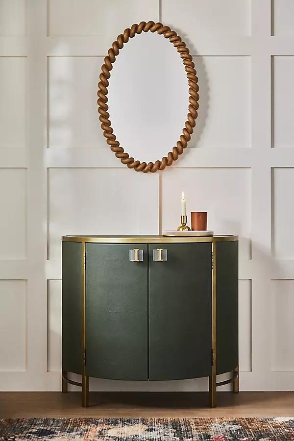 Autumn Curved Entryway Cabinet - Image 0