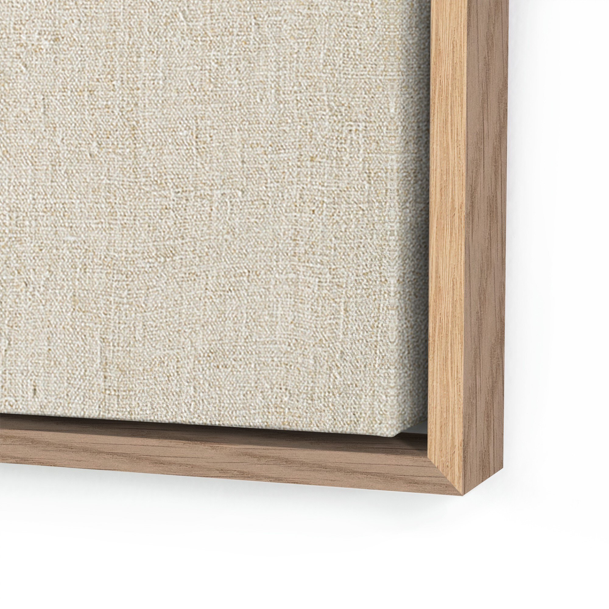 Beige No. 1 by Karen Covey - Vertical Grain White Oak Floater - Image 2