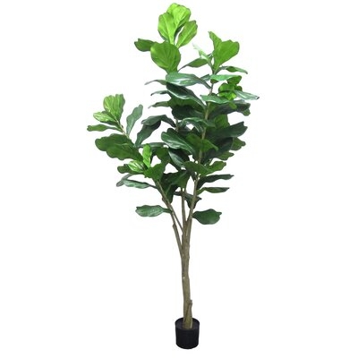 Artificial Fiddle Leaf Fig Tree in Pot - Image 0