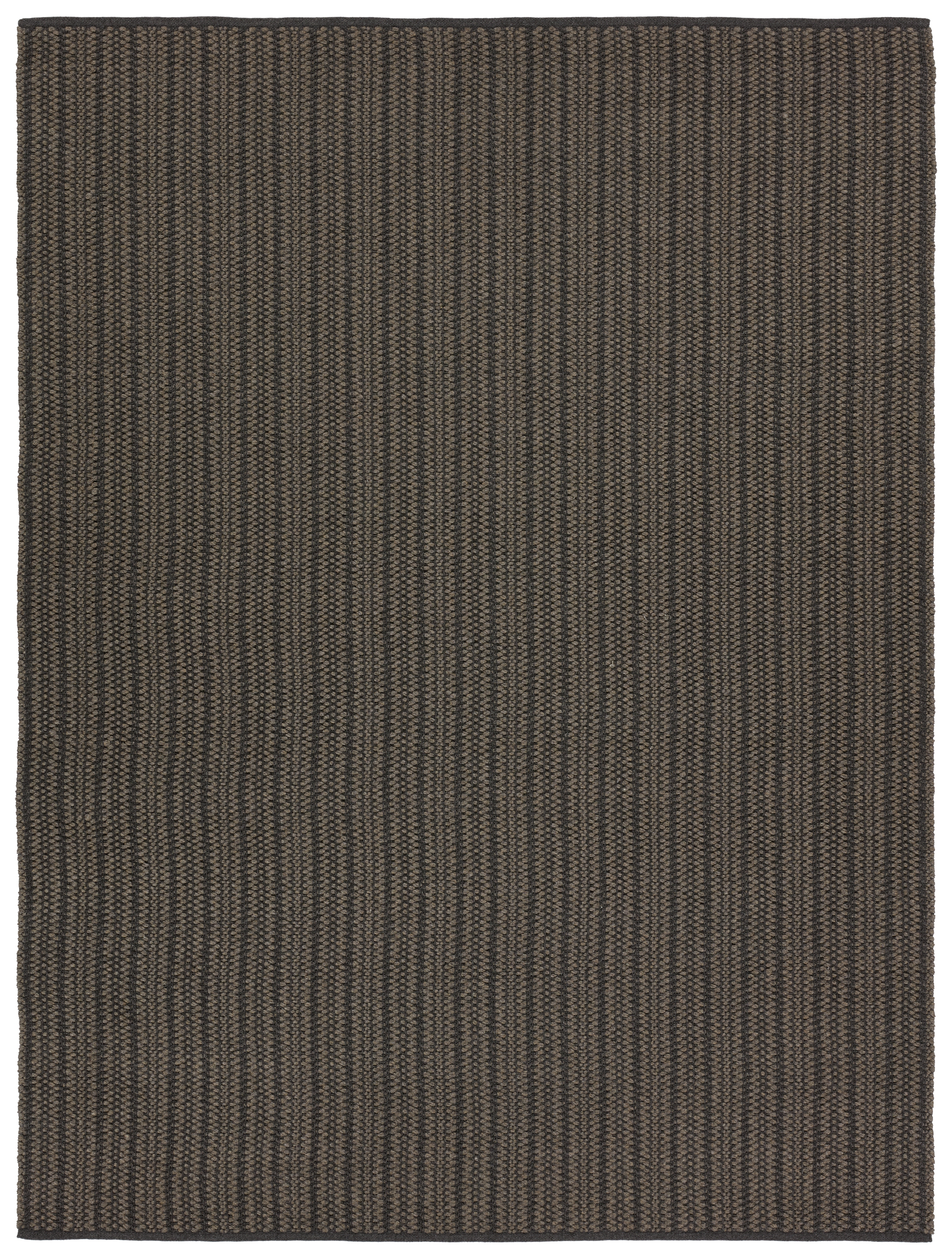 Elmas Handmade Indoor/Outdoor Striped Gray/Charcoal Area Rug (9'X12') - Image 0