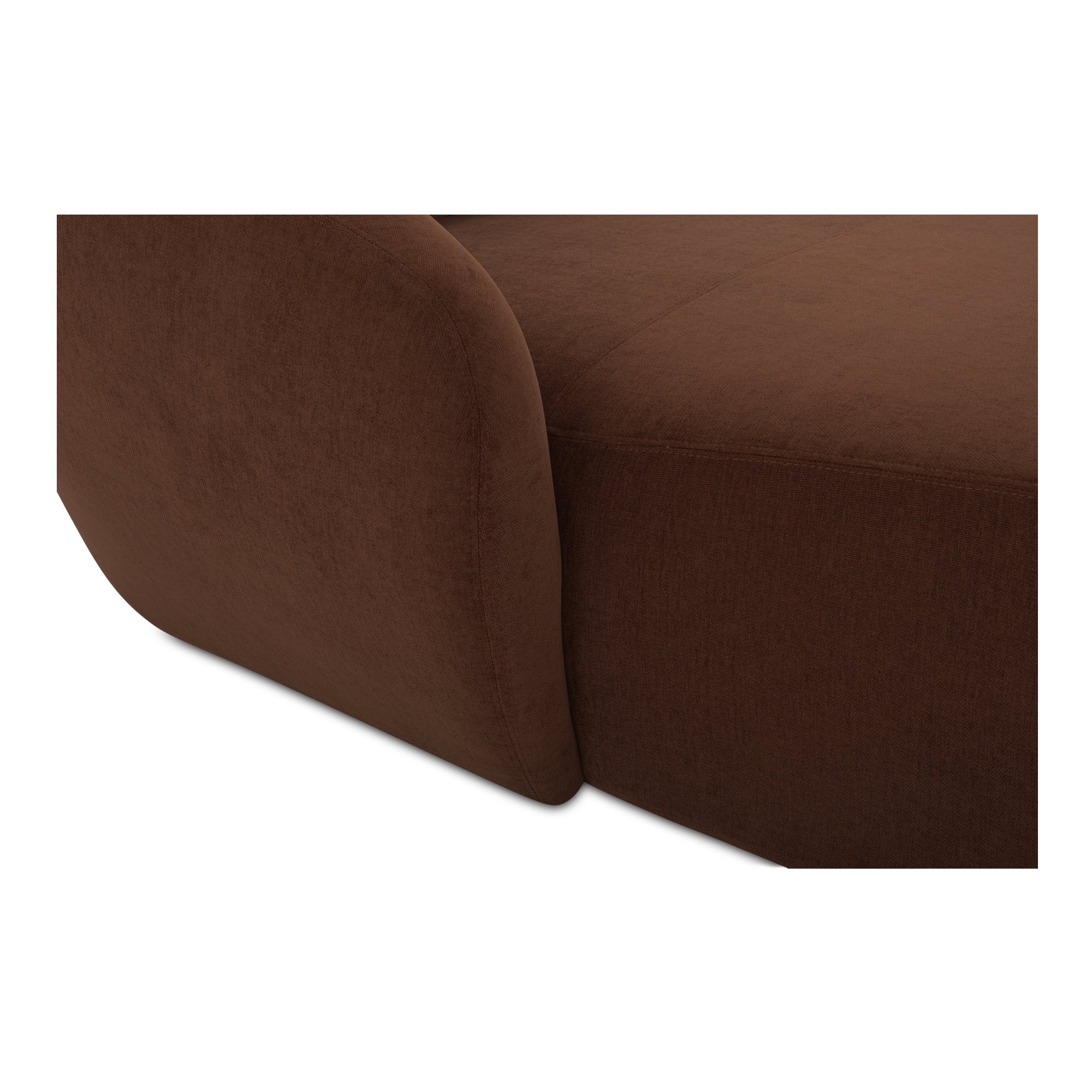 Amelia Nook Modular Left Sectional Chestnut - Image 4