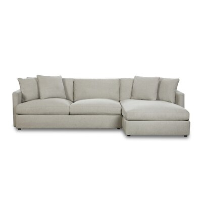 Picket House Furnishings Maddox Right Arm Facing 2PC Sectional Set With Chaise In Slate - Image 0