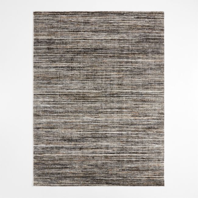 Antwerp Performance Handwoven Charcoal Grey Area Rug 9'x12' - Image 0