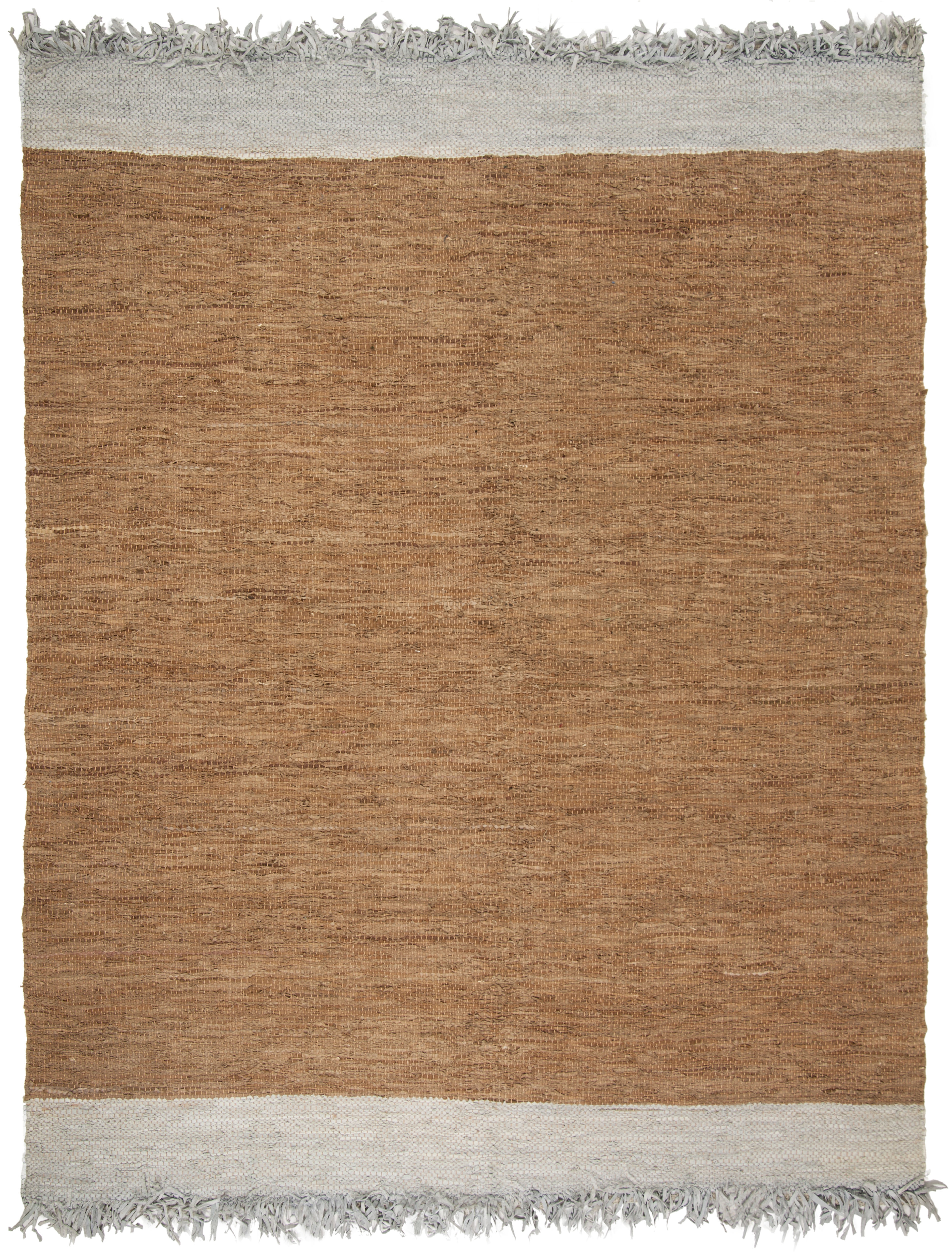 Arlo Home Hand Woven Area Rug, VTL310C, Light Grey/Brown,  8' X 10' - Image 0