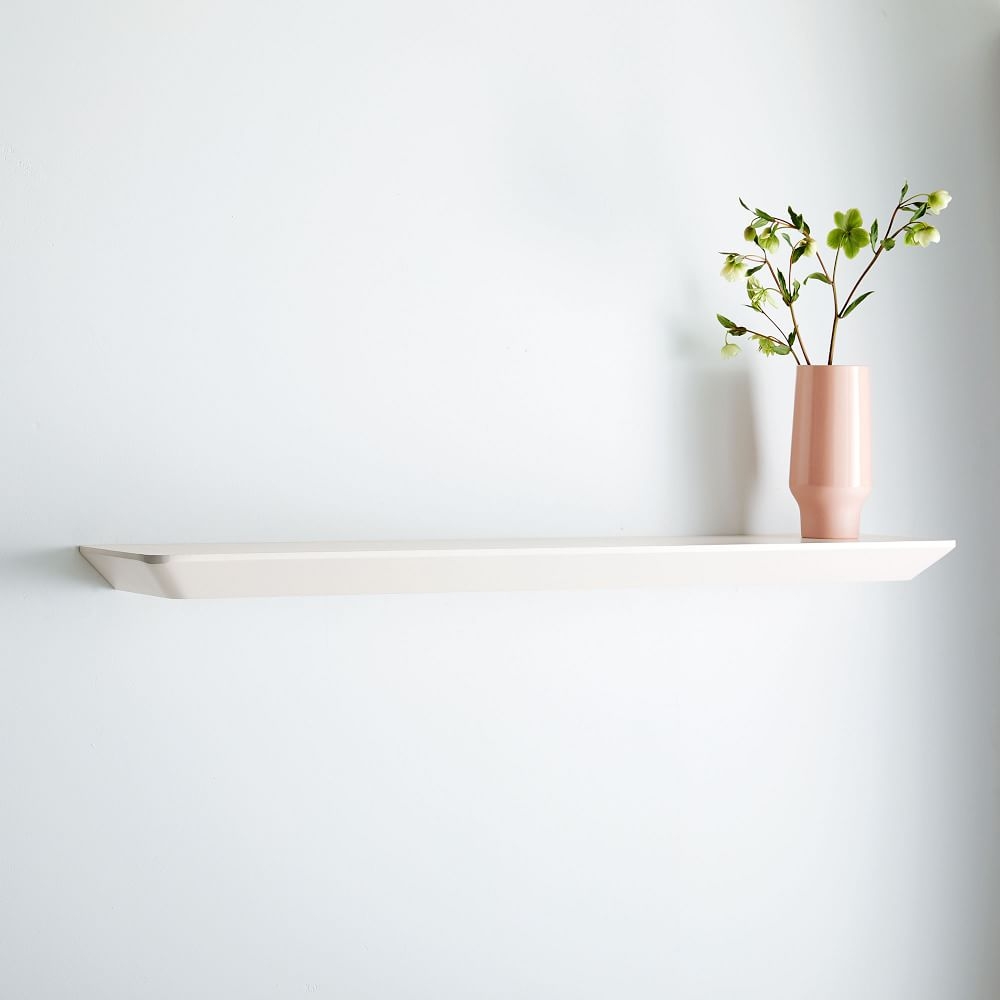 Slim Floating Shelf, White, 4 Feet - Image 0