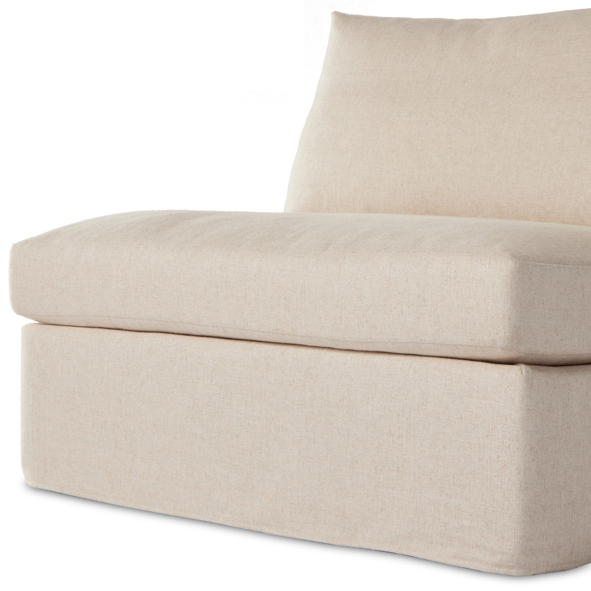Build Your Own: Delray Slipcover Sectional - Evere Creme - Image 10