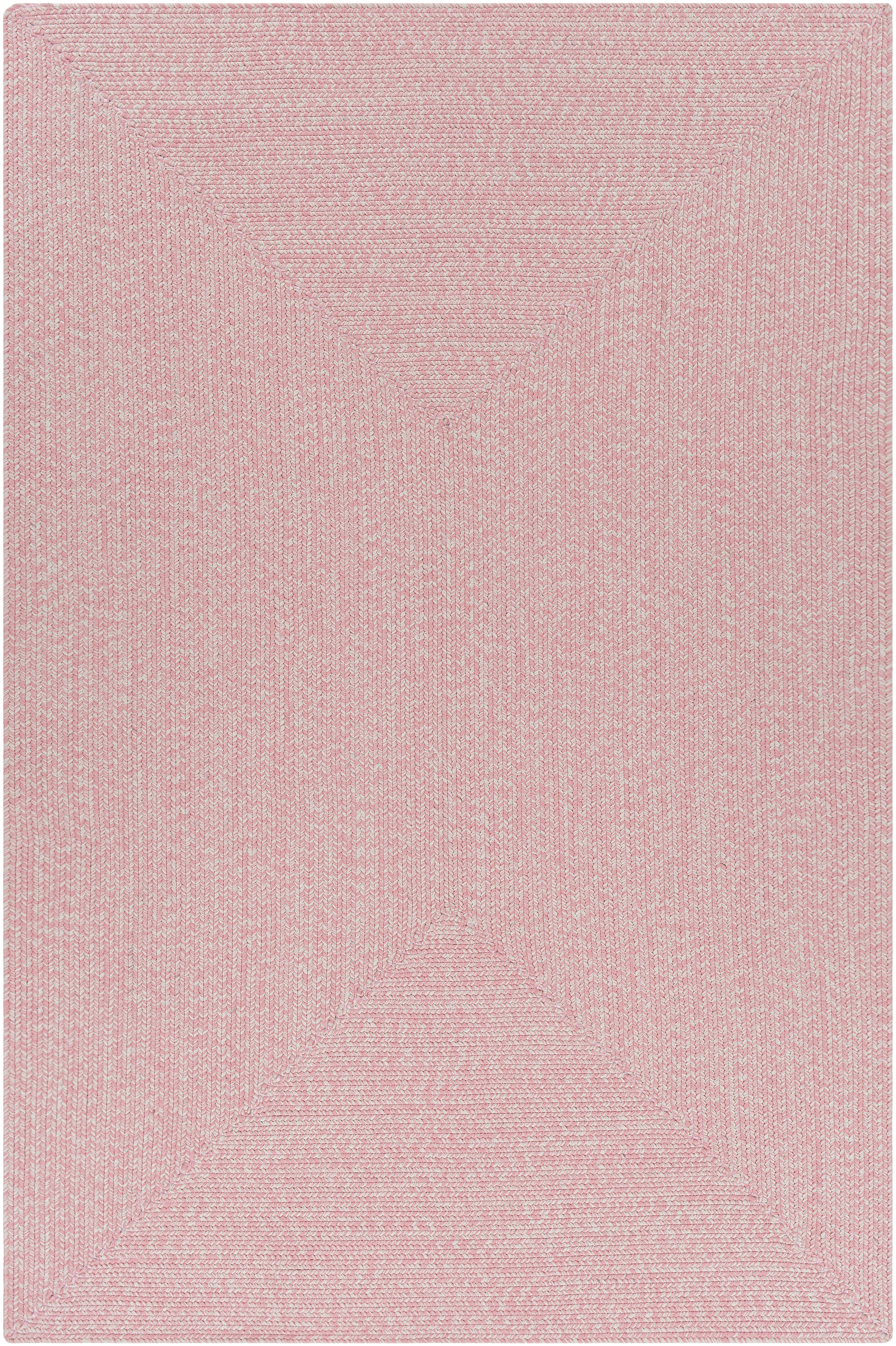Chesapeake Bay Pink Outdoor 6' x 9' Machine Woven Rug - Image 0