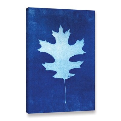Sun Print Of A Leaf Gallery Wrapped Canvas - Image 0