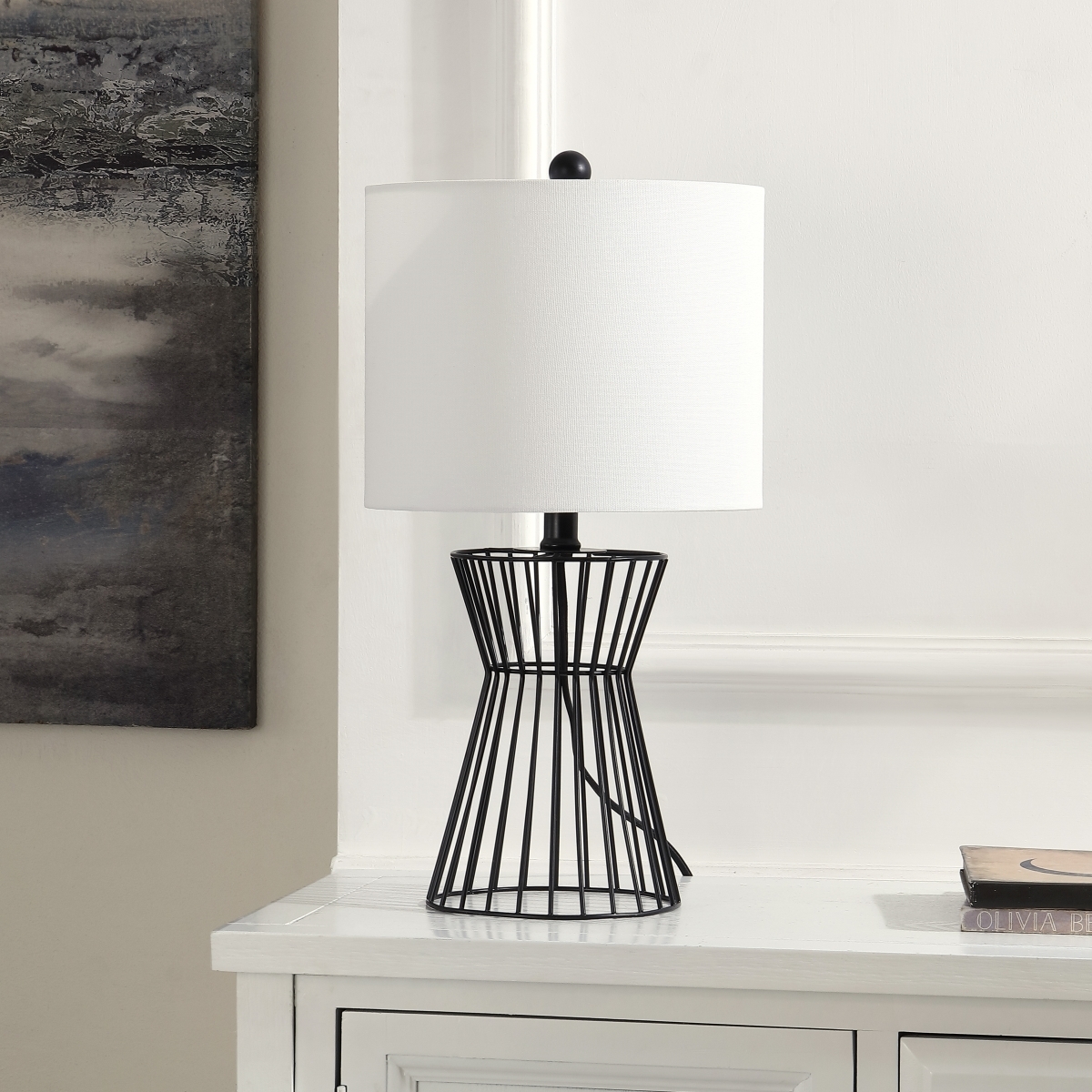 Rayna 19.5 Inch Table Lamp - Black - Safavieh - Image 1
