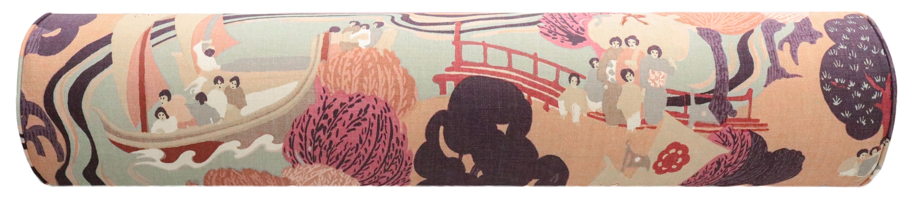 THE BOLSTER :: PEARL RIVER // BLUSH | SCHUMACHER - BY THE YARD - Image 2