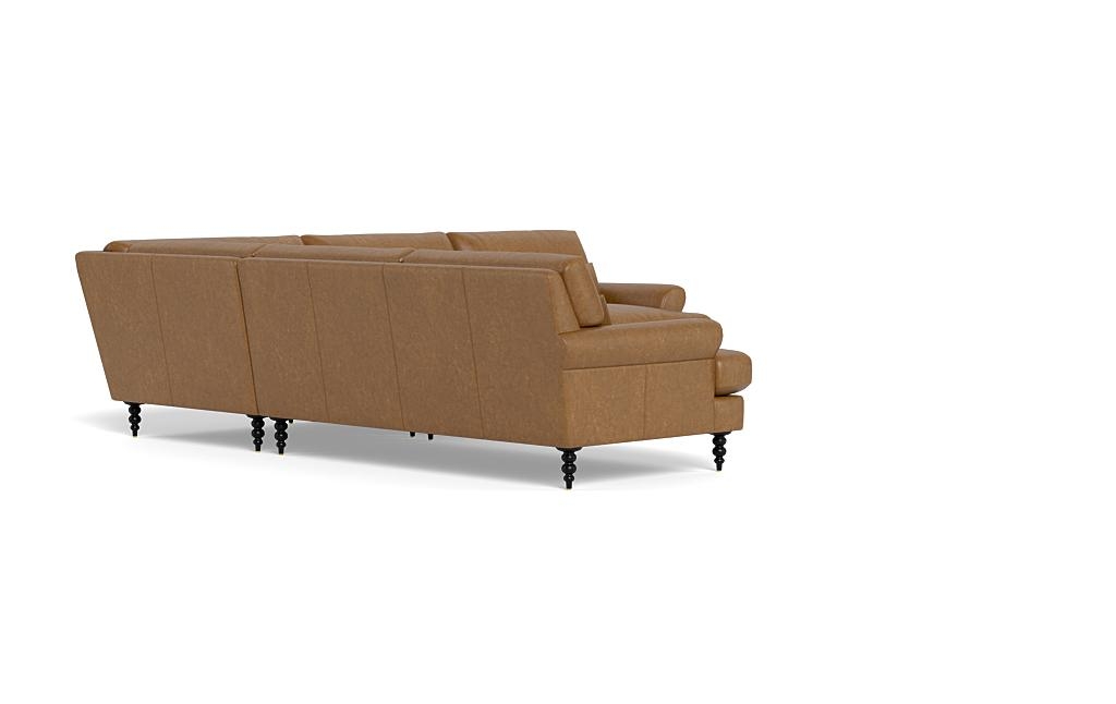 Maxwell Leather Corner 4-Seat Sectional Sofa by Apartment Therapy - Image 1