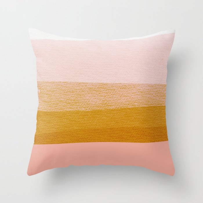 Soft Layers Throw Pillow by Georgiana Paraschiv - Cover (20" x 20") With Pillow Insert - Outdoor Pillow - Image 0