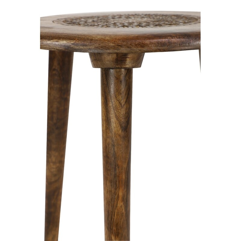 Anthea Solid Wood 3 Legs End Table - Image 3
