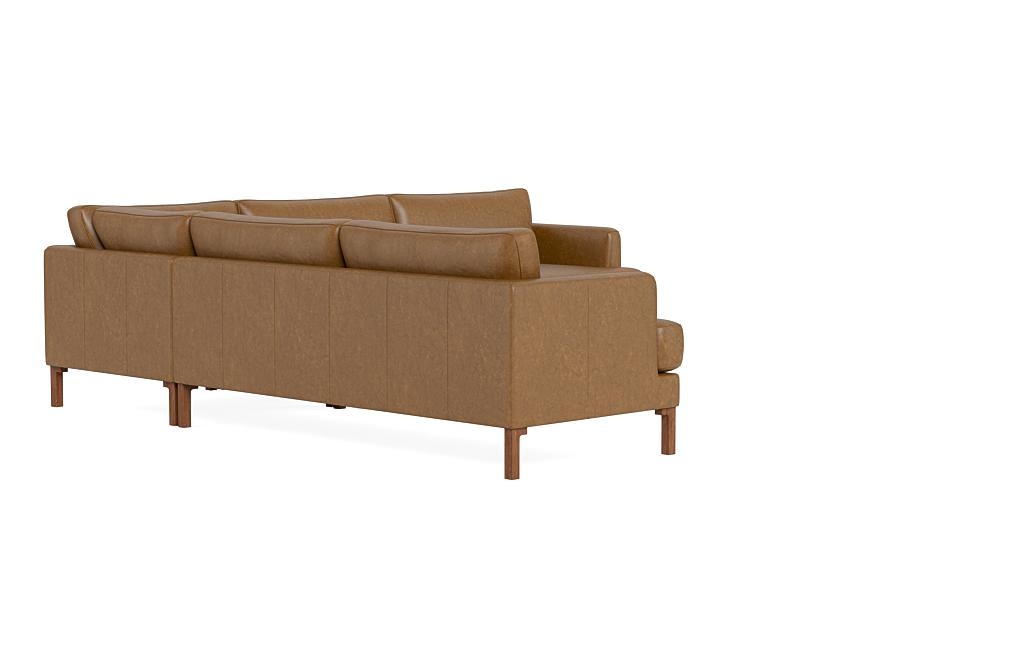 Winslow Leather 4-Seat Corner Sectional - Image 1