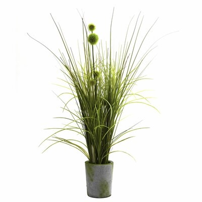  21" Artificial Grass Plant in Planter - Image 0