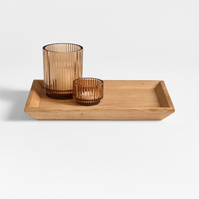 Memento Small Natural Oak Wood Tray - Image 0