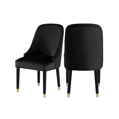 Upholstered Velvet Side Chairs - Image 0
