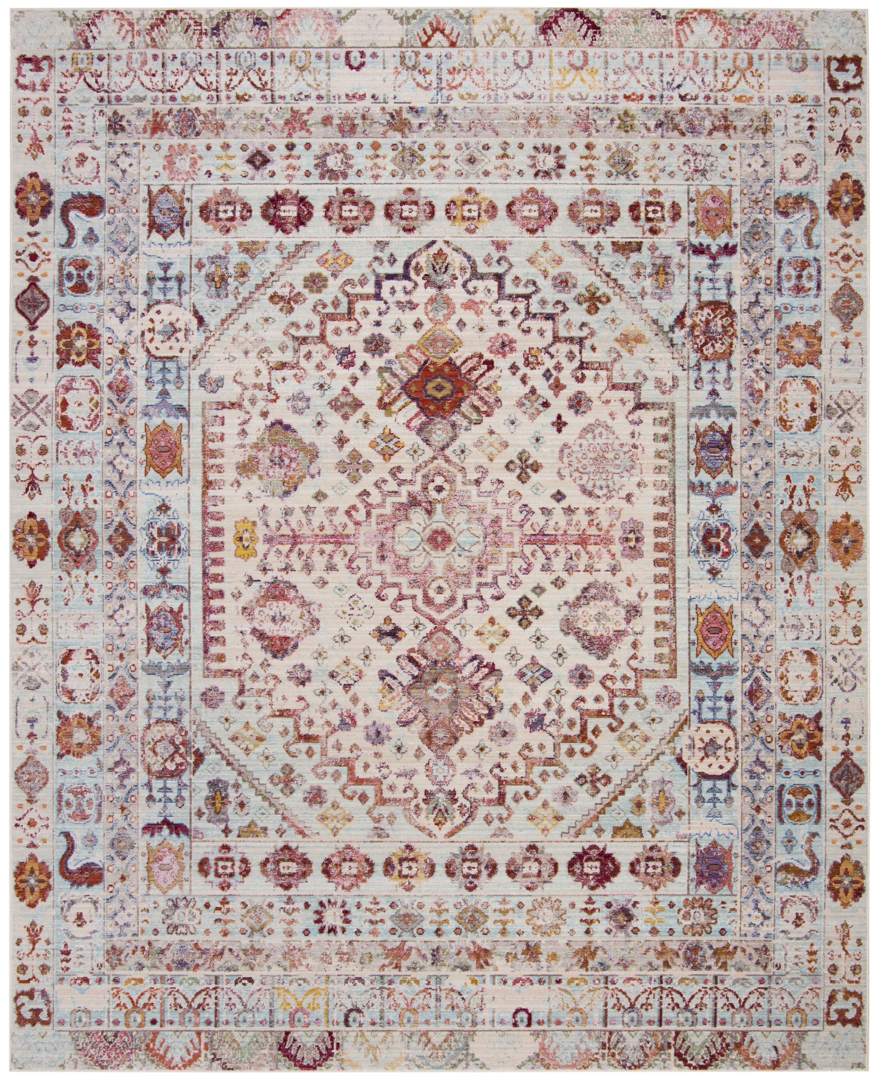 Arlo Home Woven Area Rug, VAL177M, Blue/Multi,  8' X 10' - Image 0