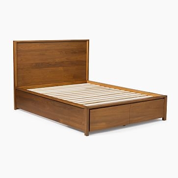 Ansel Footboard Storage Bed, Queen, Walnut - Image 0