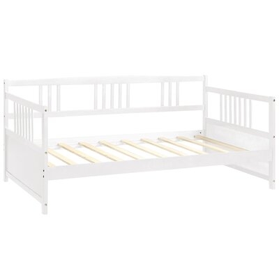 Solid Wood Daybed, Multifunctional, Twin, White - Image 0