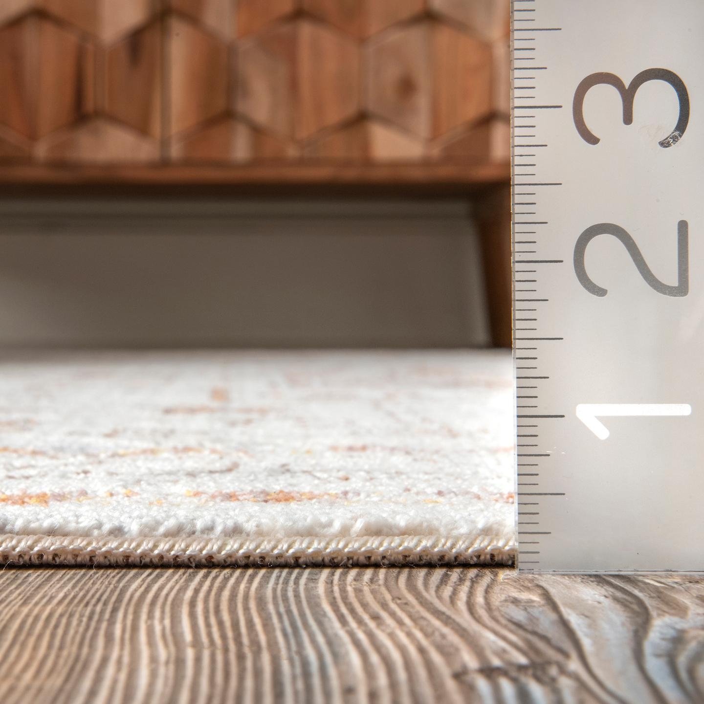 Zahra Faded Native Panels Area Rug - Image 4
