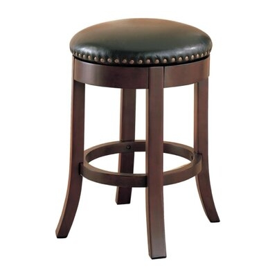 Swivel Counter Height Stools With Upholstered Seat Brown (set Of 2) By Coaster - Image 0