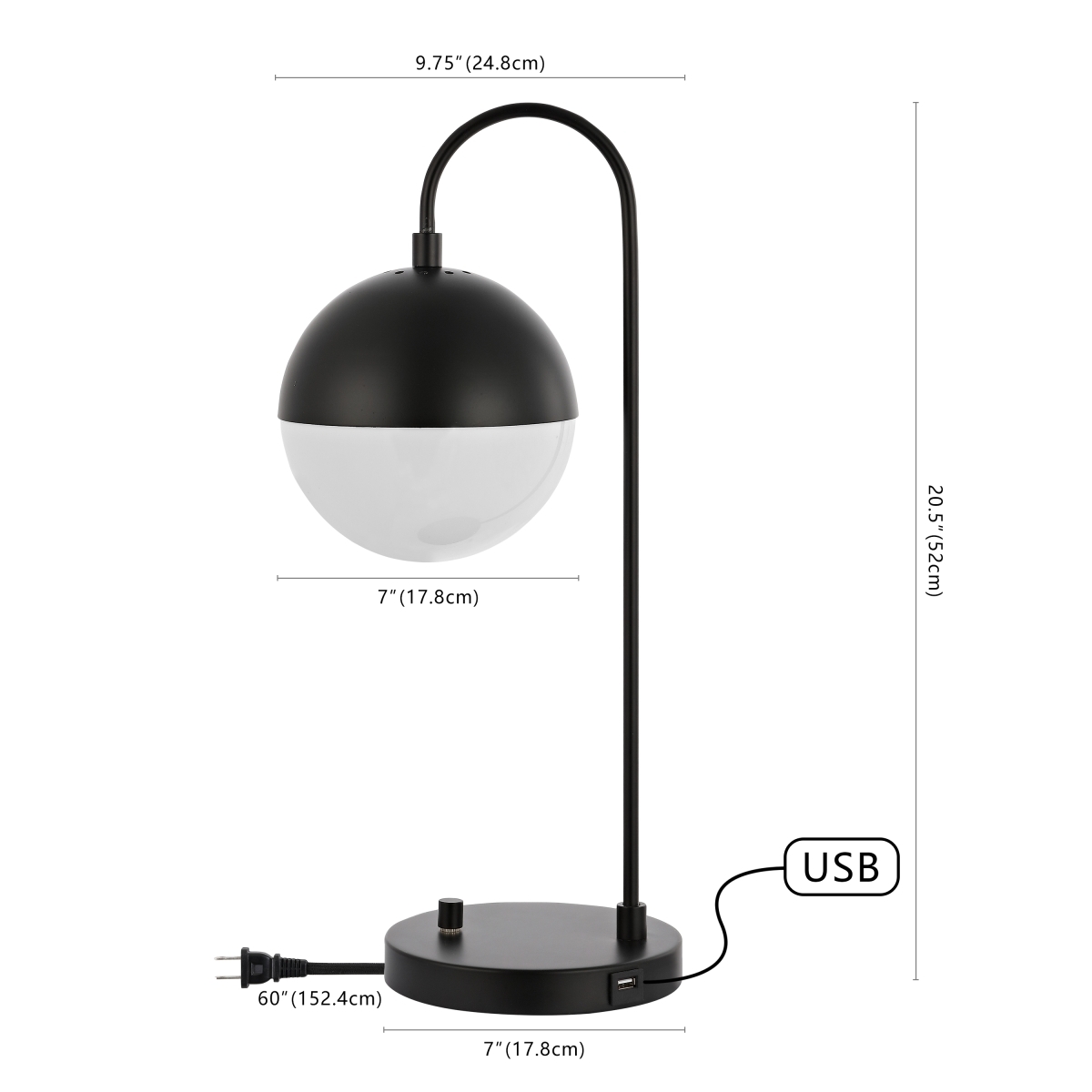 Cappi Table Lamp - Black - Image 4