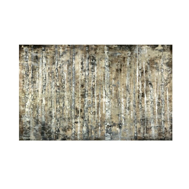 Chelsea Art Studio Winter Birches - Wrapped Canvas Graphic Art - Image 0