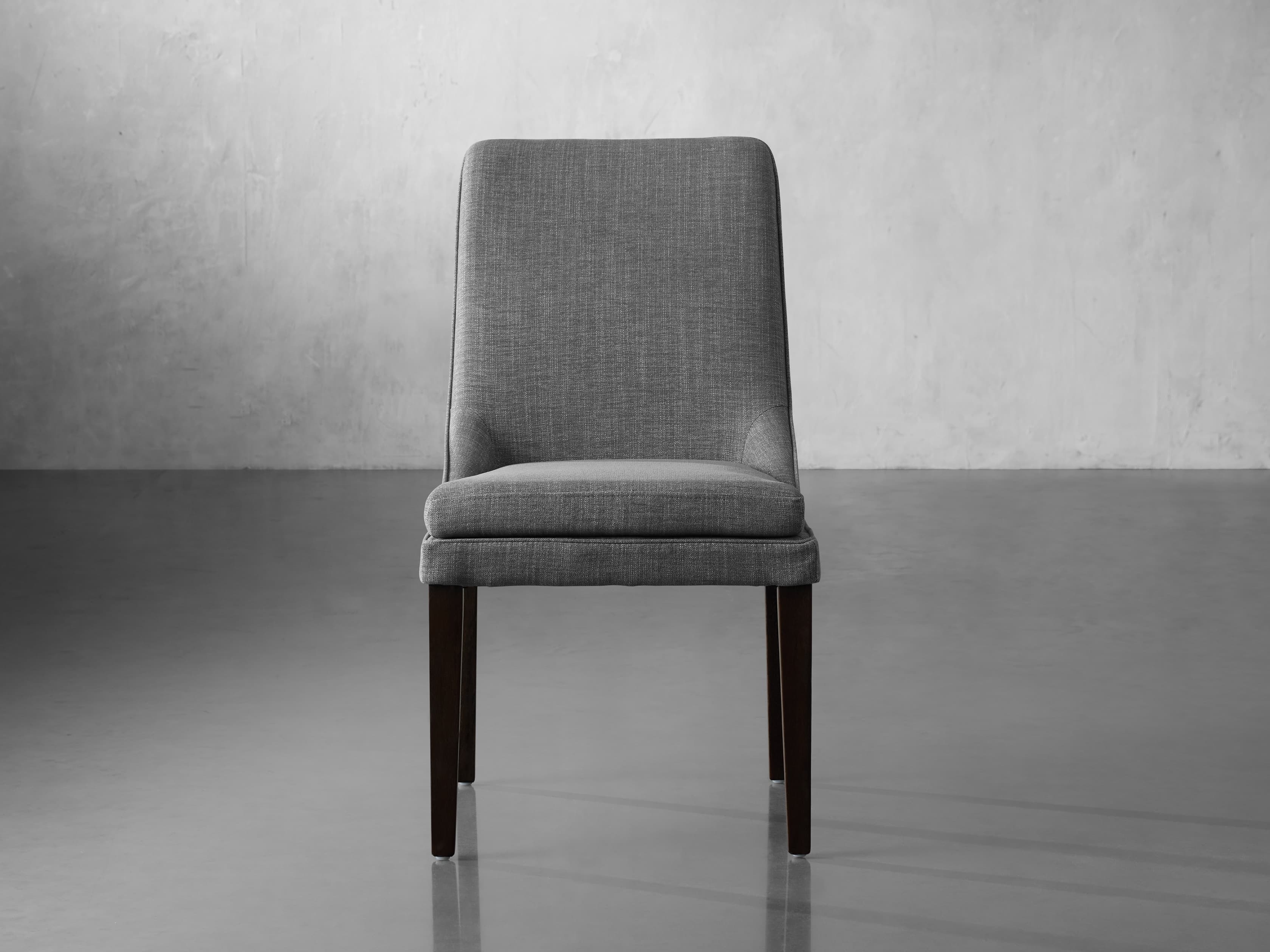 Lunden Dining Side Chair in Upholstered Gray  Nomad Slate - Image 0