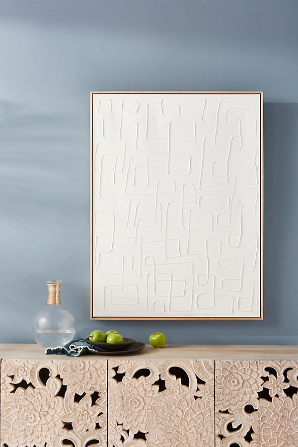 White Maze Wall Art - Image 0