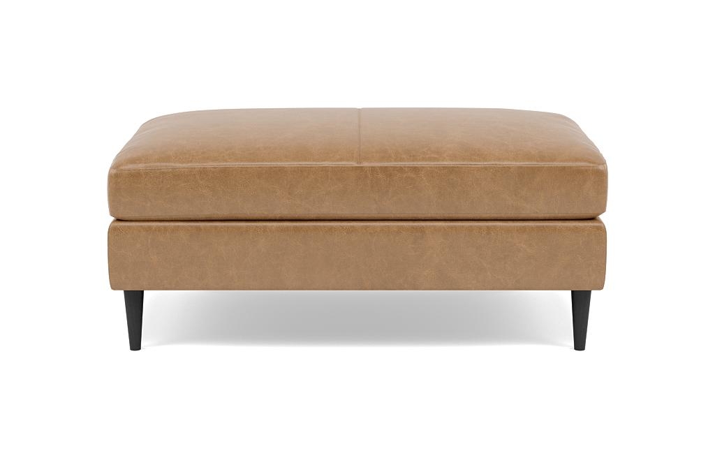 Sloan Leather Ottoman - Image 0