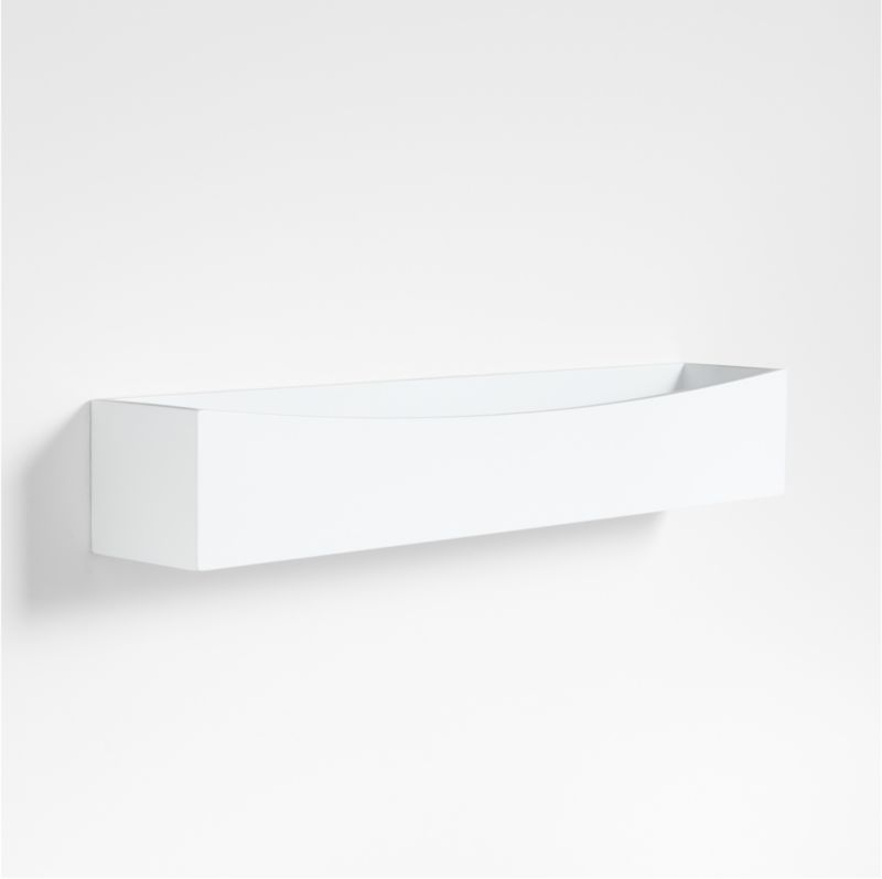 Hampshire White Wood Kids Wall Shelf - Image 6