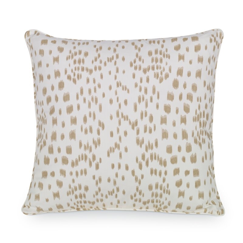 Kravet Les Touches Square Cotton Pillow Cover & Insert - Image 0