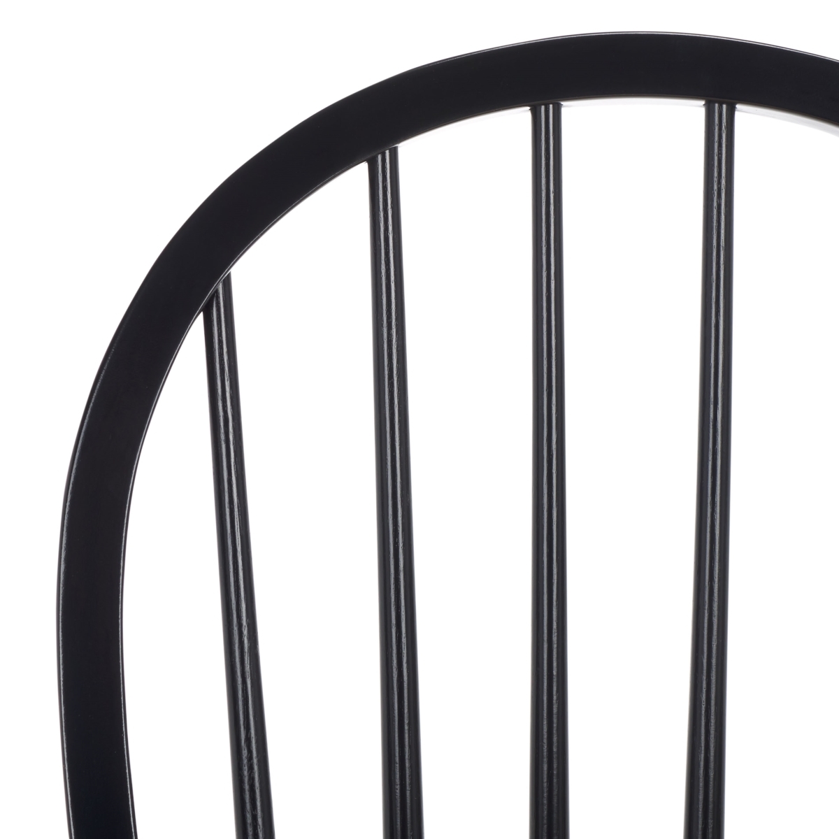 Camden Spindle Dining Chair - Natural / Black - Safavieh - Image 1