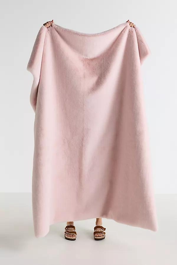 The Sophie Faux Fur Throw Blanket - Image 0