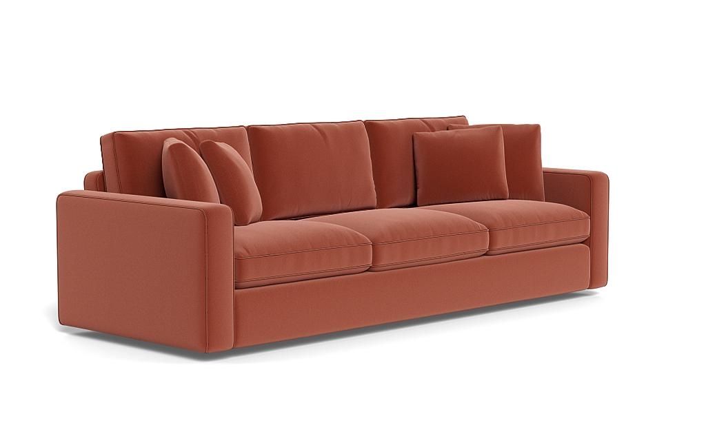 James 3-Seat Sofa with Contrast Piping - Image 1