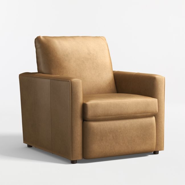 Lounge 34" Leather Power Recliner Chair - Image 0