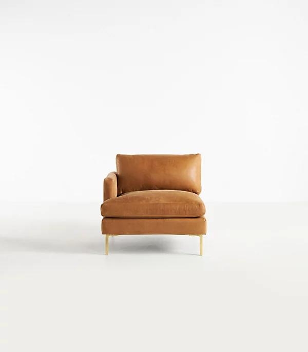 Bowen Leather Modular One-Arm Chair - Image 0
