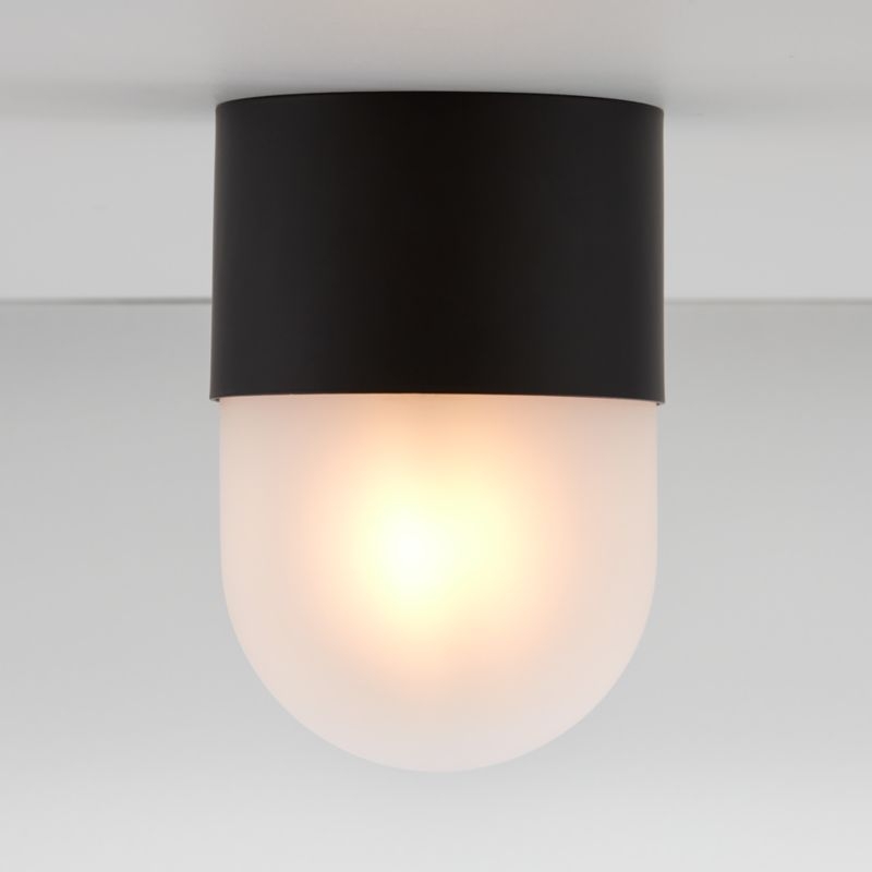 Caplet Outdoor Flushmount Light - Image 1