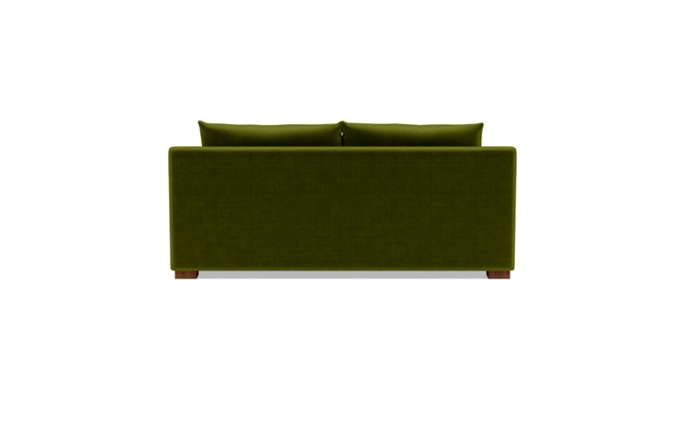Sloan Sleeper Sleeper Sofa with Green Moss Fabric, down alternative cushions, and Oiled Walnut legs - Image 3
