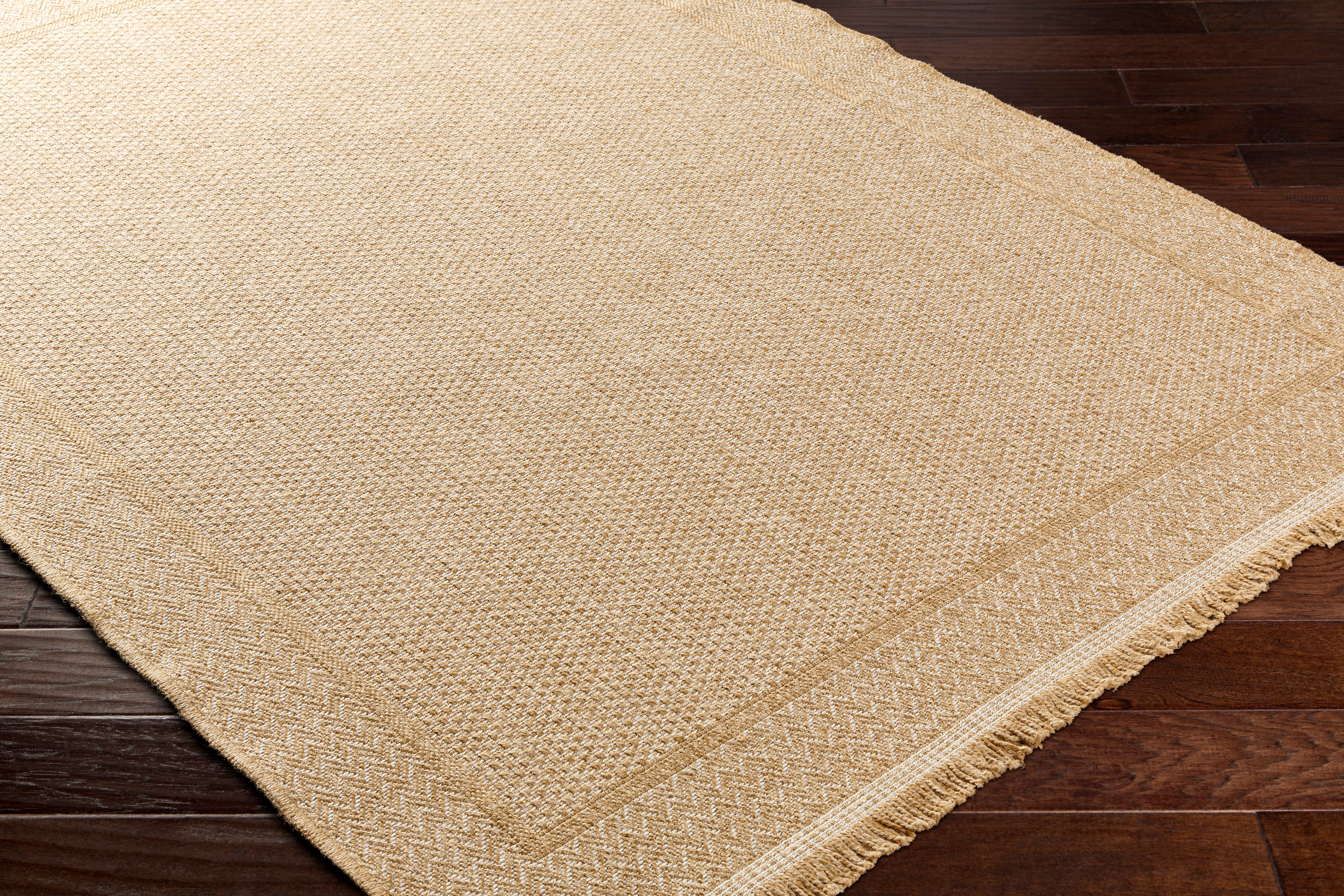 Mirage Beige Outdoor 7'10" x 10' Machine Woven Rug - Image 1