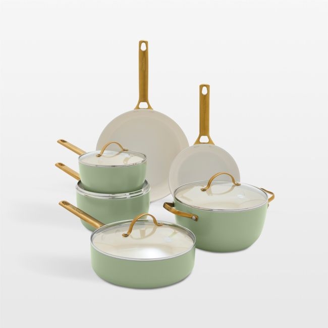 GreenPan ™ Reserve Sage 10-Piece Ceramic Non-Stick Cookware Set - Image 0