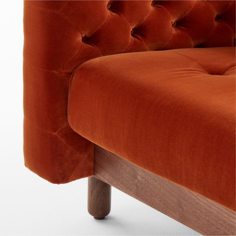 Marconi 81.5" Tufted Sofa Luca Storm - Image 3