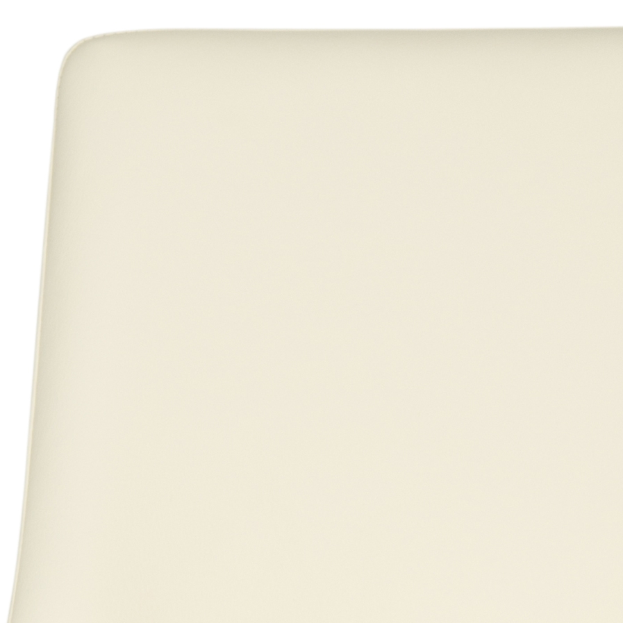 Summerset Counter Stool - Buttercream/Chrome - Safavieh - Image 3