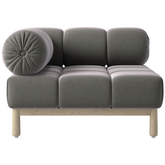 Sevigne Corner Chair Luca Storm - Image 0