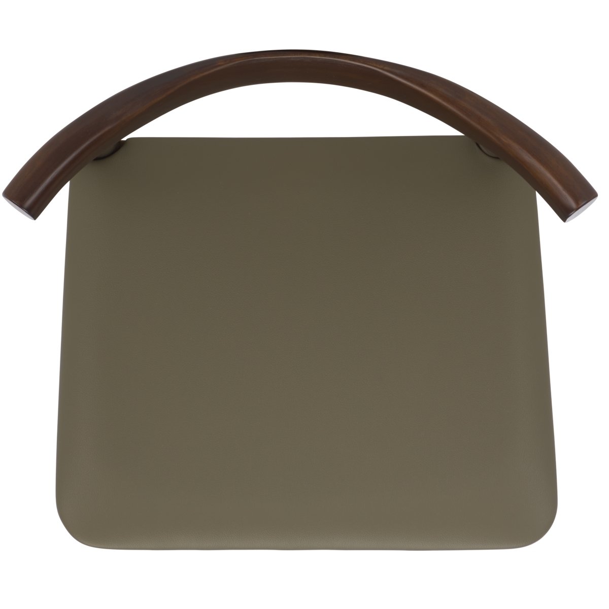 Elbow Dining Chair - Olive / Espresso - Image 4