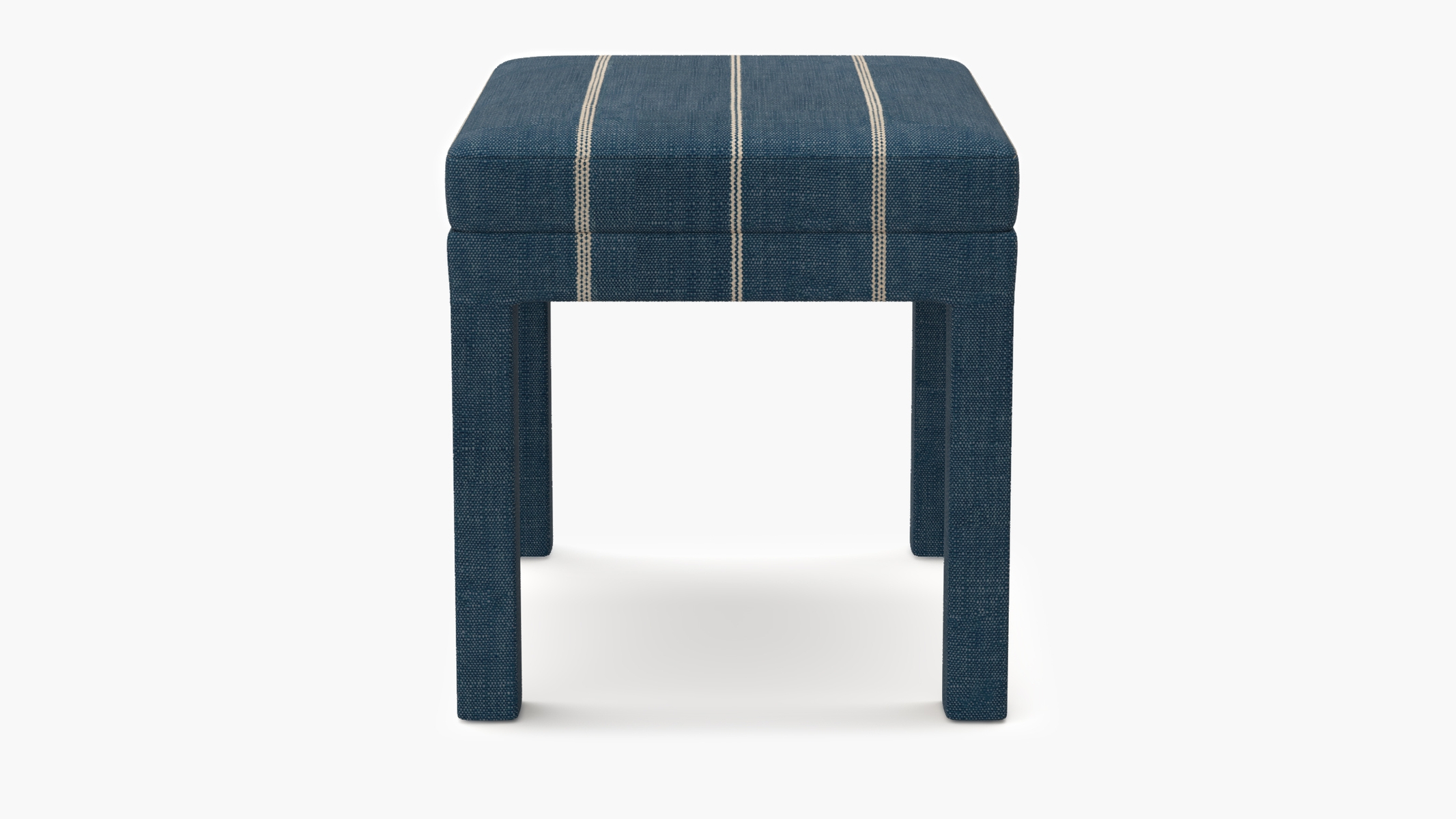 Parsons Ottoman, Indigo Felix - Image 0