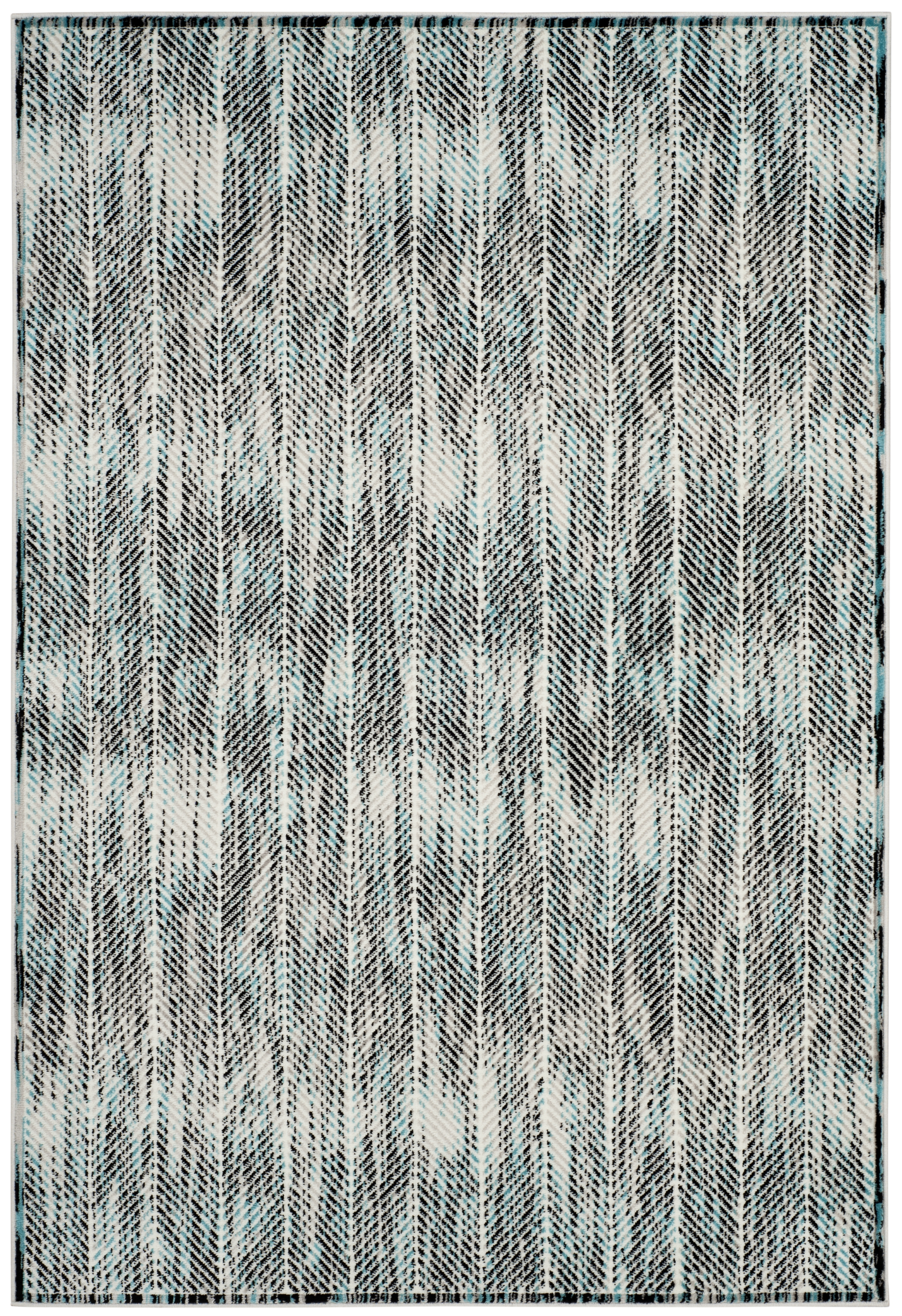 Arlo Home Woven Area Rug, SKY194B, Grey/Blue,  5' 1" X 7' 6" - Image 0