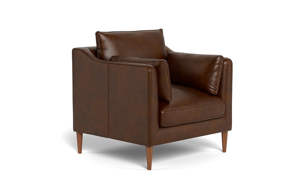 Caitlin Leather Petite Chair by The EverygirlÃ?Â® - Image 1