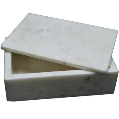 Matheson Modern Marble Rectangle Box - Image 0
